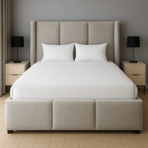 York plush velvet bed frame Image