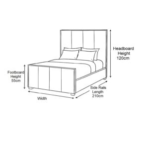 Genoa Panels Bed Frame