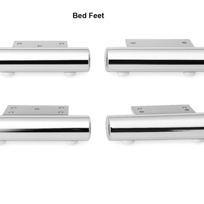 York plush velvet bed frame