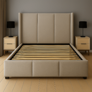 York plush velvet bed frame